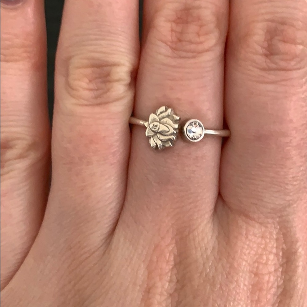 Alex and Ani Lotus Ring